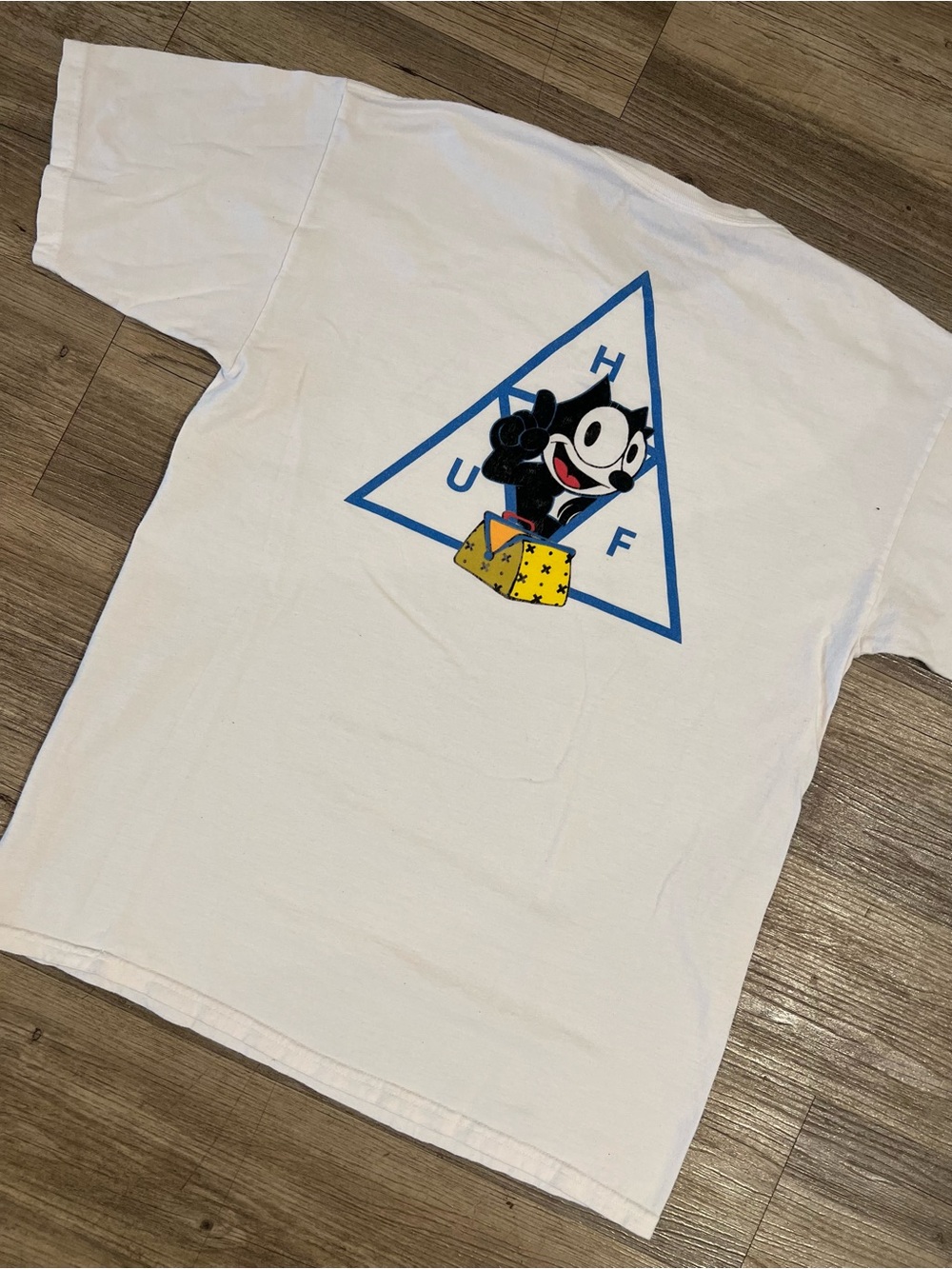 HUF x Felix Triple Triangle T-Shirt White Size Large